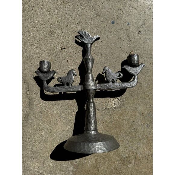 NEW ANTHROPOLOGIE SCARLET CANDELABRA SMALL - Picture 2 of 3